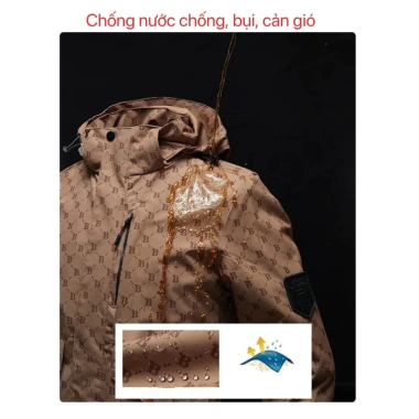 Áo khoác gió nam nữ 2 lớp kẻ chữ B – Chống nước, nắng, UV siêu phẩm 2.023 INDOCHI 5