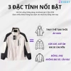Áo khoác gió nam nữ 2 lớp khóa ngực tráng bạc, chống nước, chống UV, thời trang K09 - 159k 7