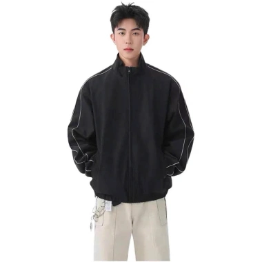 Áo khoác gió nam nữ 2 lớp viền sọc vai, chống nước, chống UV, thời trang cao cấp K05 chỉ 139k