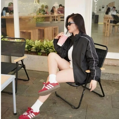 Áo khoác gió nam nữ 2 lớp viền sọc vai, chống nước, chống UV, thời trang cao cấp K05 chỉ 139k