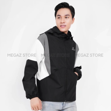 Áo khoác gió nam nữ Megaz 2 lớp phối màu, chống nước, cản gió - 199.000₫
