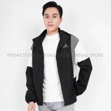 Áo khoác gió nam nữ Megaz 2 lớp phối màu, chống nước, cản gió - 199.000₫
