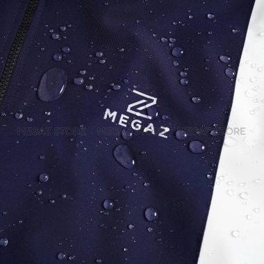 Áo khoác gió nam nữ Megaz 2 lớp phối màu, chống nước, cản gió - 199.000₫