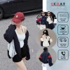 Áo khoác gió nam nữ SCRAT - Sọc thêu ngựa, chống mưa, cản gió, giá ưu đãi 140.000₫