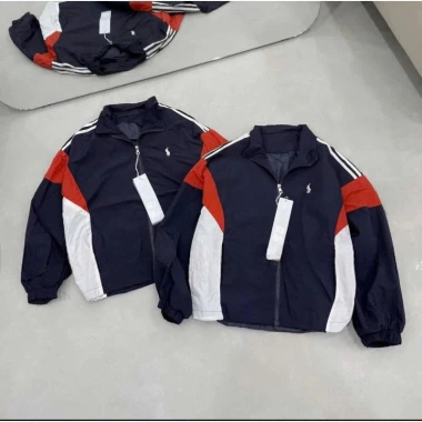 Áo khoác gió nam nữ SCRAT - Sọc thêu ngựa, chống mưa, cản gió, giá ưu đãi 140.000₫