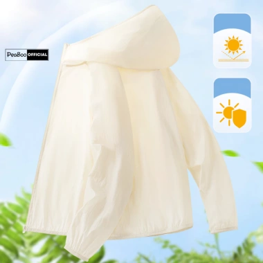 Áo Khoác Gió Nhăn 1 Lớp Nam Nữ Peaboo Chống Nắng Thoáng Mát Mũ Form Rộng Giá 165k 10
