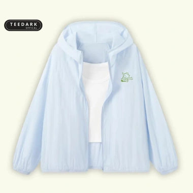 Áo khoác gió nhăn nữ TEEDARK BST01 - Thoáng mát, chống nắng, mũ, form rộng, giá 165.000₫ 5