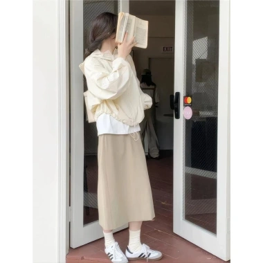 Áo Khoác Gió Nữ 2 Lớp Dày Dặn, Dây Rút Chống Gió & Nắng Cao Cấp - Giá 199k