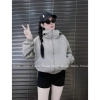 Áo khoác gió nữ 2 lớp lót lụa, chống nước, dáng lửng form rộng thời trang Hàn Quốc mùa thu - Giá 114.900₫ 2