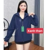 Áo khoác gió nữ 2 lớp mới 2.025, túi kéo khóa, nắp túi ngược, phù hợp 6