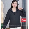 Áo khoác gió nữ 2 lớp thời trang 2.025 – Vải tráng bạc chống nước, in chữ ngực, 12 màu, size 38‑75kg 10
