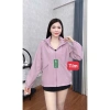 Áo khoác gió Nữ 2.025 túi kéo khóa, nắp túi ngược, túi trong - size 3