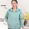 Áo Khoác Gió Nữ AHOA 2 Lớp Giữ Nhiệt, Chống Bụi Cản Gió - Giá 159.000 VNĐ 2