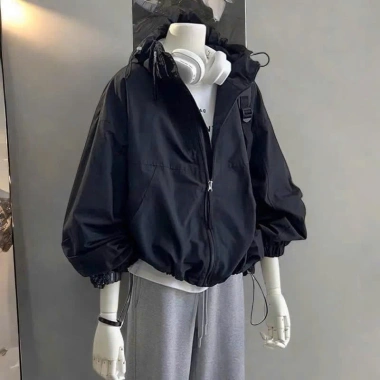 Áo khoác gió nữ croptop chất gió ô ly trơn, dây rút, Unisex N25 - Giảm giá 235k 7 Áo khoác gió nữ croptop chất gió ô ly trơn, dây rút, Unisex N25 - Giảm giá 235k 7