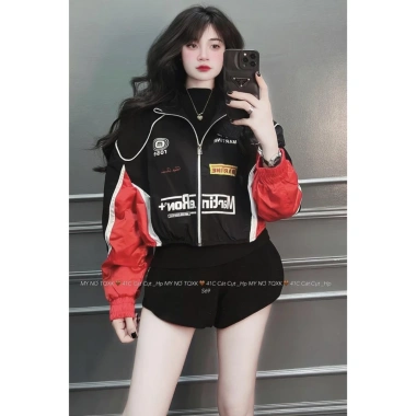Áo khoác gió nữ Croptop siêu nhẹ, thời trang, giảm giá 21% - Chỉ 109.999₫ 3
