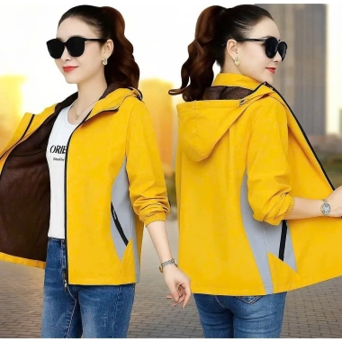 Áo khoác gió nữ lót lưới thời trang cao cấp mẫu pha - Vải nano tráng bạc chống nước, gió siêu cấp 105.000₫