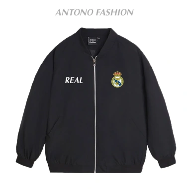 Áo khoác gió Real& dù 2 lớp nam nữ – nhẹ trượt nước, thoáng mát, chống bụi, 149.000₫