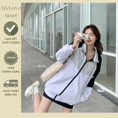 Áo Khoác Gió Teelap Forem Unisex 2 Lớp Dày Dăn In Hình Ngực - Siêu Đẹp 278k