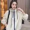 Áo khoác gió thể thao, khoá túi, hai lớp lót lụa, chống gió, size 40‑95kg - 262.500₫ 2