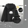 Áo Khoác Gió Unisex 2 Lớp PEABOO Shiba - Chống Nước, Chống Nắng, Rộng, Mũ Cao Cấp - Giá 185.000 VND 2
