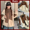 Áo khoác gió vải dù Manto - Chống nắng, cản gió, túi trong, nón to, phối màu hottrend, lót lụa mềm