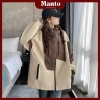Áo khoác gió vải dù Manto - Chống nắng, cản gió, túi trong, nón to, phối màu hottrend, lót lụa mềm 8