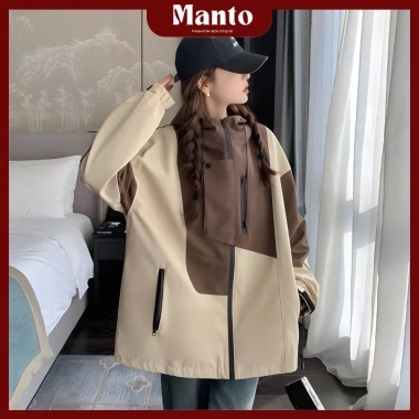 Áo khoác gió vải dù Manto - Chống nắng, cản gió, túi trong, nón to, phối màu hottrend, lót lụa mềm 8 Áo khoác gió vải dù Manto - Chống nắng, cản gió, túi trong, nón to, phối màu hottrend, lót lụa mềm 8