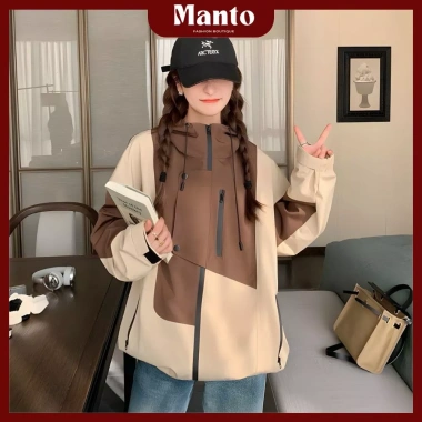 Áo khoác gió vải dù Manto - Chống nắng, cản gió, túi trong, nón to, phối màu hottrend, lót lụa mềm 9 Áo khoác gió vải dù Manto - Chống nắng, cản gió, túi trong, nón to, phối màu hottrend, lót lụa mềm 9