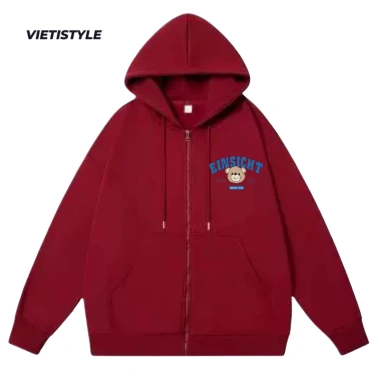 Áo khoác hoodie zip gấu Agroo nỉ bông cao cấp - Hot Trend 2.026 VIETISTYLE giảm 329k 3 Áo khoác hoodie zip gấu Agroo nỉ bông cao cấp - Hot Trend 2.026 VIETISTYLE giảm 329k 3