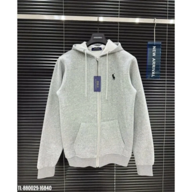 Áo Khoác Hoodie Zip Nam Nữ Nỉ Bông Thêu Hình Ngựa – 2 Màu, Giá Ưu Đãi 116k 8