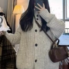 Áo khoác len cardigan cổ cao dệt kim mùa đông rộng hottrend Tết 2.026 giá 343k 5