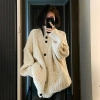 Áo khoác len cardigan cổ cao dệt kim mùa đông rộng hottrend Tết 2.026 giá 343k 7