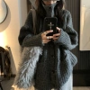 Áo khoác len cardigan cổ cao dệt kim mùa đông rộng hottrend Tết 2.026 giá 343k 8
