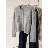 Áo khoác len cardigan dệt kim 2 lớp cúc đồng sang chảnh - Giao trước Tết, chỉ 179k QCCC KUNKUN SP72 5