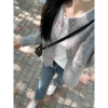 Áo khoác len cardigan dệt kim 2 lớp cúc đồng sang chảnh - Giao trước Tết, chỉ 179k QCCC KUNKUN SP72 8
