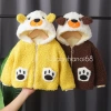 Áo khoác lông cừu tai gấu Tết 2.021 cho bé 1-6 tuổi, cực xinh giảm giá 145k 4