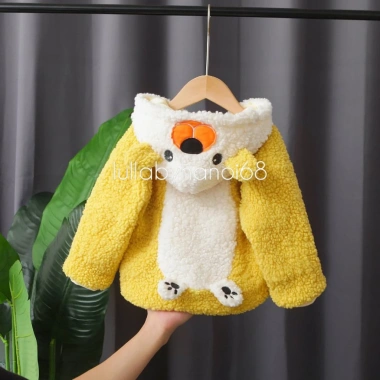 Áo khoác lông cừu tai gấu Tết 2.021 cho bé 1-6 tuổi, cực xinh giảm giá 145k 7 Áo khoác lông cừu tai gấu Tết 2.021 cho bé 1-6 tuổi, cực xinh giảm giá 145k 7