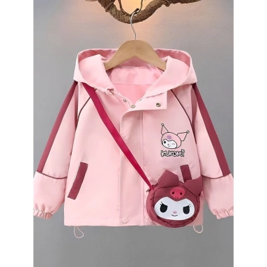 Áo khoác lót lông Kuromi 10-45KG chất vải gió tráng bạc, chống gió, cản nước - 81.600₫ 10