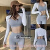 Áo khoác lửng Gym Yoga Pilates Thun Poly mềm mịn thoáng, giảm còn 195.000đ từ 241.800đ 4