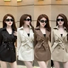 Áo Khoác Măng Tô Nữ Dáng Lỡ Kèm Đai Siêu Hot - Giá 269.000đ Giảm Đặc Biệt