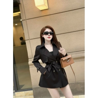 Áo Khoác Măng Tô Nữ Dáng Lỡ Kèm Đai Siêu Hot - Giá 269.000đ Giảm Đặc Biệt 4
