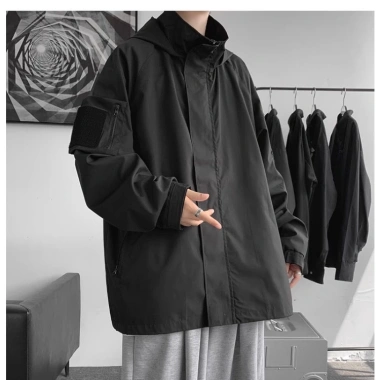 Áo khoác nam dáng rộng chống gió size L-8XL - Thời trang hiện đại, giảm giá 20% 4