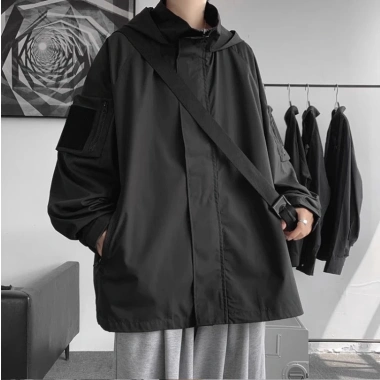 Áo khoác nam dáng rộng chống gió size L-8XL - Thời trang hiện đại, giảm giá 20% 6