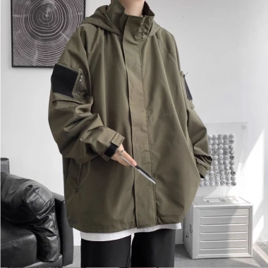 Áo khoác nam dáng rộng chống gió size L-8XL - Thời trang hiện đại, giảm giá 20% 10