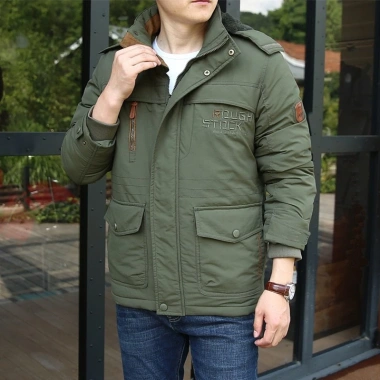Áo khoác nam lót lông 3 lớp cao cấp - Parka chống nước, chắn gió, giữ nhiệt