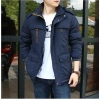 Áo khoác nam lót lông 3 lớp cao cấp - Parka chống nước, chắn gió, giữ nhiệt 4