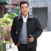 Áo khoác nam trung niên lót lông STY - ấm áp, tăng bố tặng, chỉ 449k 9
