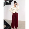 Áo khoác nỉ bomber cổ dựng tay dơi, vải Hàn độ dày vừa, mặt mịn mềm mại, co giãn tốt - Giá 451.500₫ 3