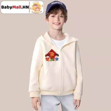 Áo Khoác Nỉ Bông Tết 2.026 BABYMALL Lót Lông Mềm Giữ Nhiệt Giữ Ấm Giá 197k 3