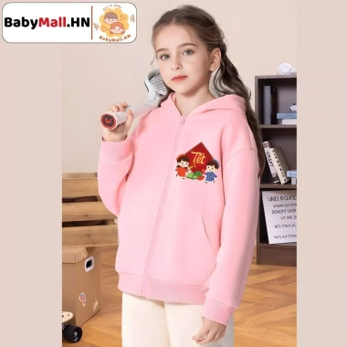 Áo Khoác Nỉ Bông Tết 2.026 BABYMALL Lót Lông Mềm Giữ Nhiệt Giữ Ấm Giá 197k 7